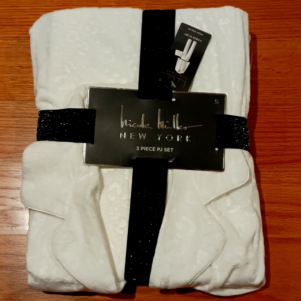 Super Soft Nicole Miller New York 3 Piece PJ Set - Ladies